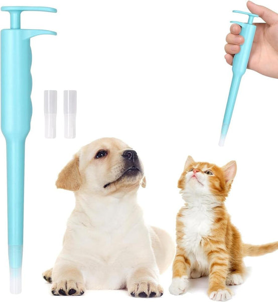 HKM-743315 Pet Pill Dispenser with Soft Silicone Tip for Easy Medication Administration for Cats, Dogs, and Small Animals