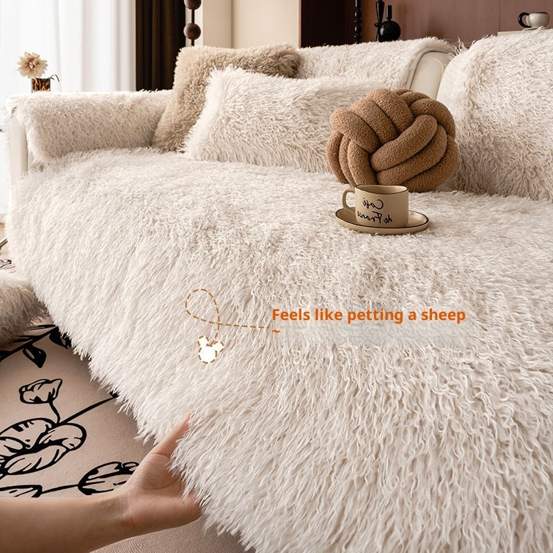 HKM-743315 Thick Plush Sofa Cushion for Autumn and Winter in Various Sizes and Colors