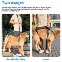 HKM-7433405 Durable Polyester Blue Pet Hand Holding Rope for Dogs