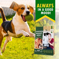 HKM-7433661 All-Natural Chicken Jerky Dog Treats - Grain-Free, High Protein, Soft Chews for Dogs