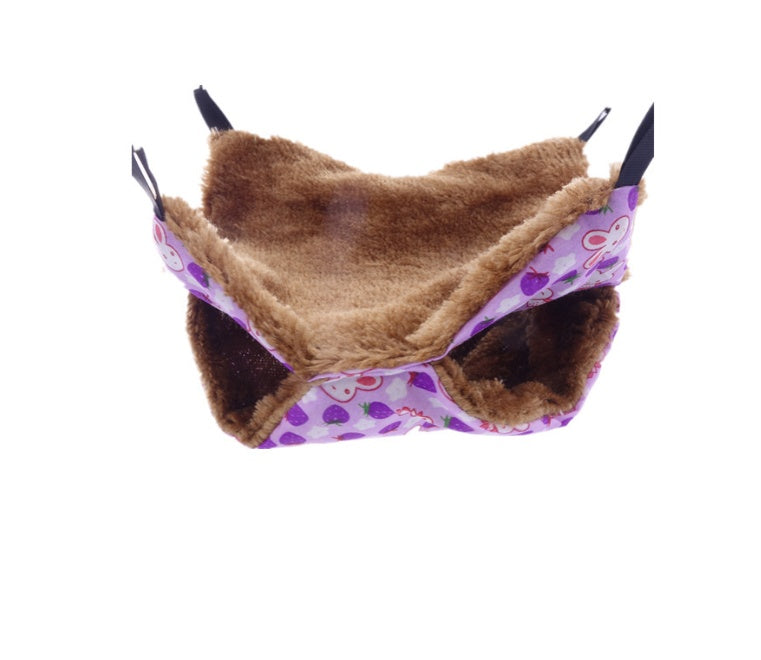 HKM-7435197 Hamster Hammock Toy - Small 20x20cm or Large 35x35cm for Cozy Relaxation