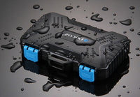 HKM-743635 Waterproof Memory Card Storage Case with Ergonomic Design, Holds 4CF + 8SD + 9TF + SIM Cards - Lightweight & Travel-Friendly