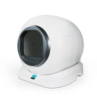 HKM-743699 Self-Cleaning Smart Cat Litter Box for Heavy Cats, Round Design with Odor Control and Easy Cleaning