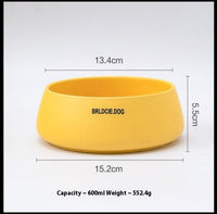 HKM-7437373 Pet Ceramic Drinking Bowl in Various Matte Colors