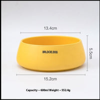 HKM-7437373 Pet Ceramic Drinking Bowl in Various Matte Colors