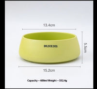 HKM-7437373 Pet Ceramic Drinking Bowl in Various Matte Colors