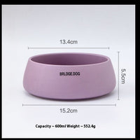 HKM-7437373 Pet Ceramic Drinking Bowl in Various Matte Colors