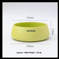 HKM-7437373 Pet Ceramic Drinking Bowl in Various Matte Colors
