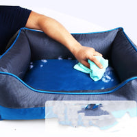 HKM-7437629 Removable and Washable Dog Kennel Pet Bed - 1680 Double Ply Oxford with Anti-Slip Bottom
