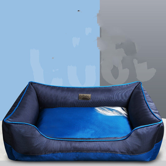 HKM-7437629 Removable and Washable Dog Kennel Pet Bed - 1680 Double Ply Oxford with Anti-Slip Bottom