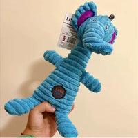HKM-7438397 Vocal Bite Resistant Plush Monkey Toy for Dogs - Short Plush Material