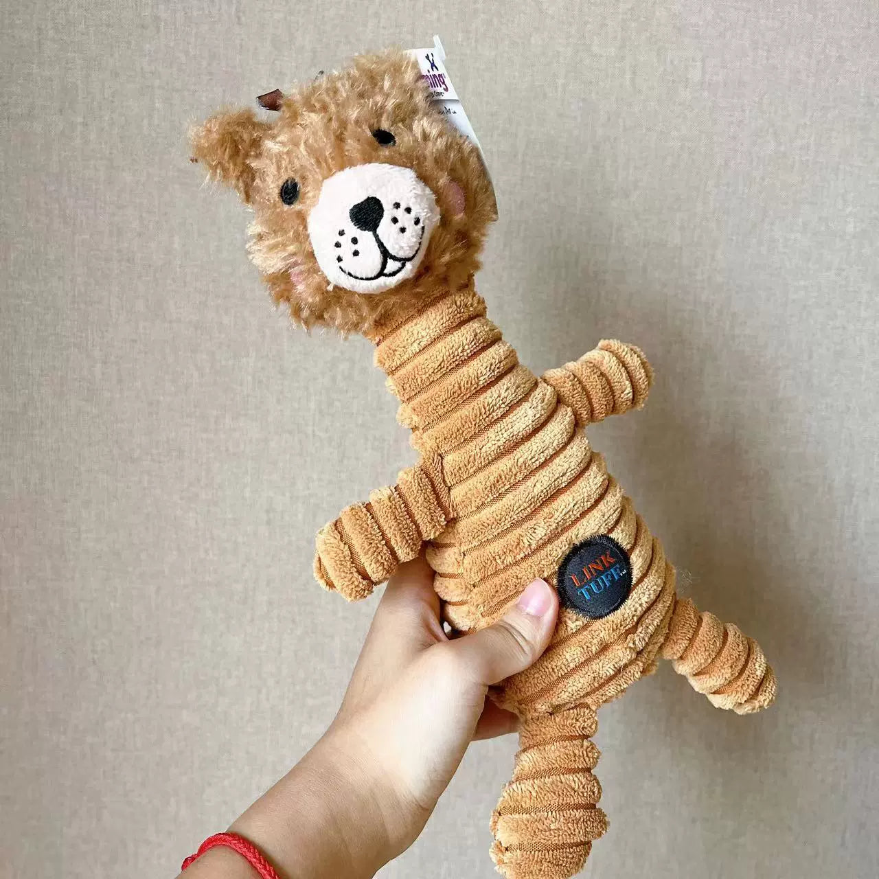 HKM-7438397 Vocal Bite Resistant Plush Monkey Toy for Dogs - Short Plush Material