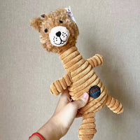 HKM-7438397 Vocal Bite Resistant Plush Monkey Toy for Dogs - Short Plush Material