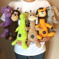 HKM-7438397 Vocal Bite Resistant Plush Monkey Toy for Dogs - Short Plush Material