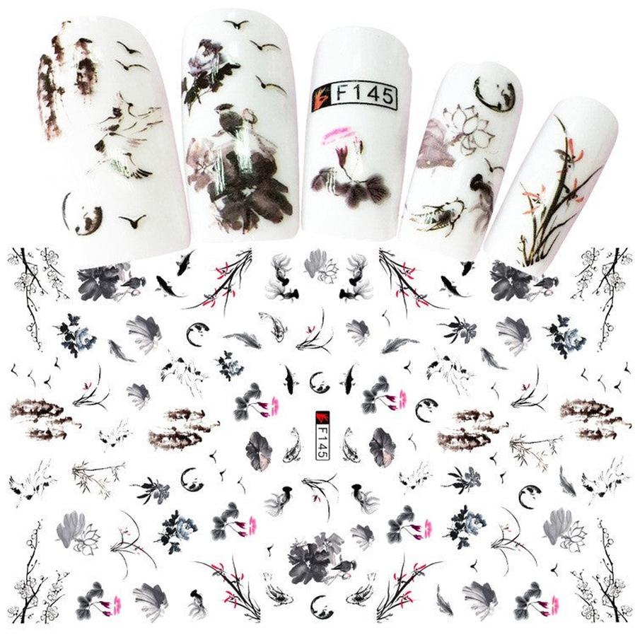 HKM-743891 Multicolor Adhesive Nail Decals - Three-Year Shelf Life Nail Stickers