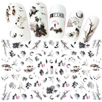 HKM-743891 Multicolor Adhesive Nail Decals - Three-Year Shelf Life Nail Stickers