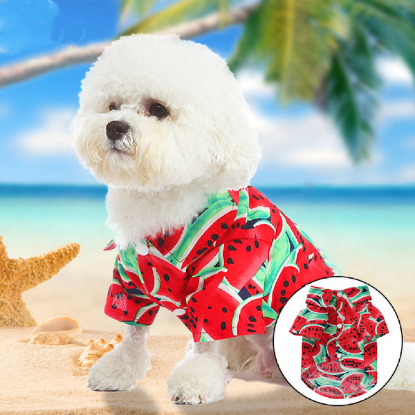 HKM-7439165 Casual Style Fruit-Themed Dog Clothes in Various Colors and Sizes