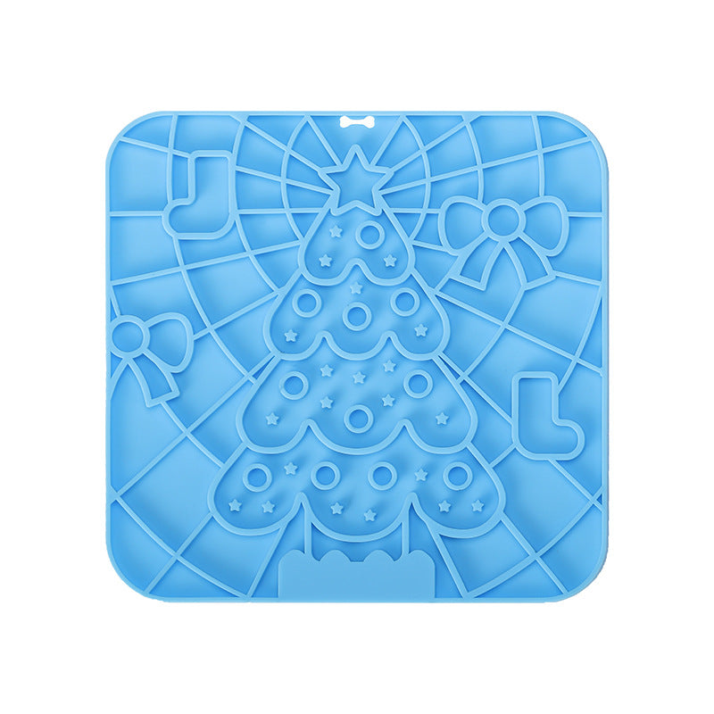 HKM-7439549 Silicone Pet Licking Mat with Suction Cup for Slow Feeding and Anti-Choking