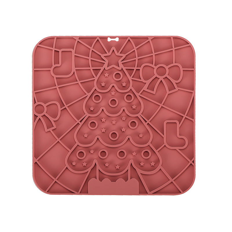 HKM-7439549 Silicone Pet Licking Mat with Suction Cup for Slow Feeding and Anti-Choking