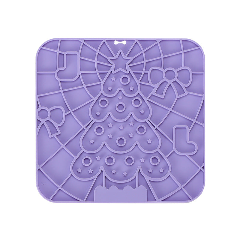 HKM-7439549 Silicone Pet Licking Mat with Suction Cup for Slow Feeding and Anti-Choking
