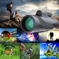 HKM-743955 12X50 Monocular Telescope with Multilayer Coating and BK4 Lens Material