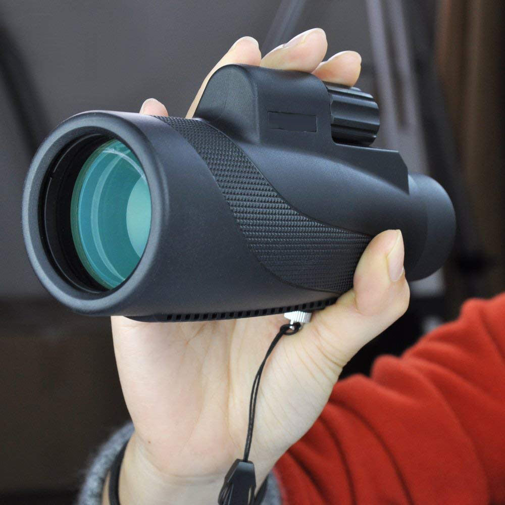 HKM-743955 12X50 Monocular Telescope with Multilayer Coating and BK4 Lens Material