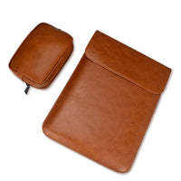 HKM-743955 Premium PU Leather Laptop Sleeve Pouch for MacBook Air/Pro and Retina Models 11-15.4 Inch