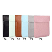 HKM-743955 Premium PU Leather Laptop Sleeve Pouch for MacBook Air/Pro and Retina Models 11-15.4 Inch