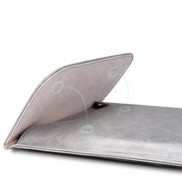 HKM-743955 Premium PU Leather Laptop Sleeve Pouch for MacBook Air/Pro and Retina Models 11-15.4 Inch