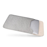 HKM-743955 Premium PU Leather Laptop Sleeve Pouch for MacBook Air/Pro and Retina Models 11-15.4 Inch