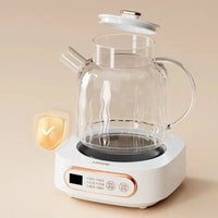 HKM-744019 Digital Intelligent 1L Glass Electric Kettle with Rapid Boil Function