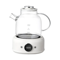 HKM-744019 Digital Intelligent 1L Glass Electric Kettle with Rapid Boil Function