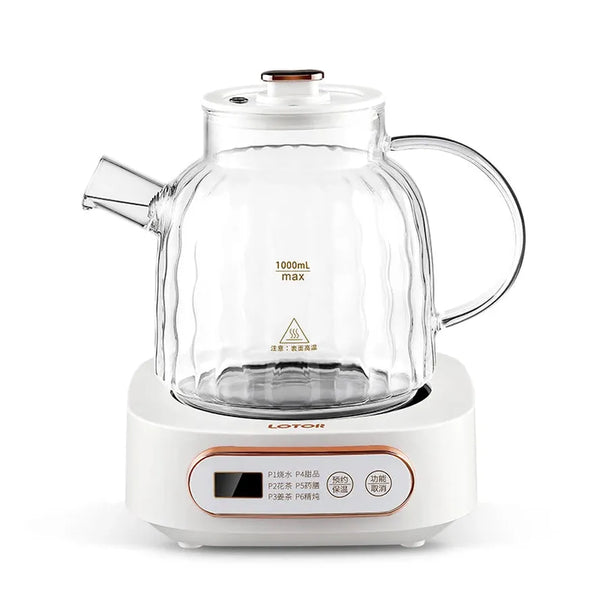 HKM-744019 Digital Intelligent 1L Glass Electric Kettle with Rapid Boil Function