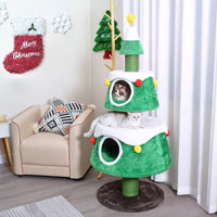 HKM-7442621 Oversized Cute Cat Nest Tree for Climbing and Play - Sisal Material