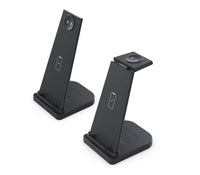 HKM-744275 Wireless Charging Station for Mobile Phones, Earphones, and Smartwatches - Detachable & Foldable Design