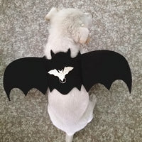 HKM-7443133 Cute Bat Wings Dog Costume with Adjustable Chest Strap and Leash Attachments - S & M Sizes Available