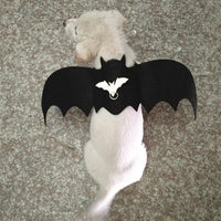 HKM-7443133 Cute Bat Wings Dog Costume with Adjustable Chest Strap and Leash Attachments - S & M Sizes Available
