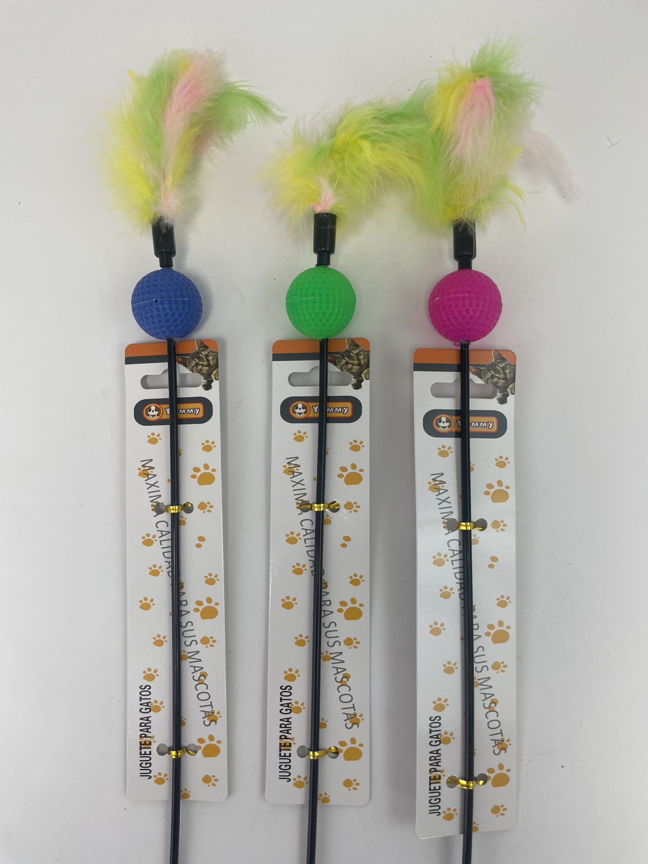 HKM-7444157 Playful Cat Wand with Interactive Toy for Feline Fun