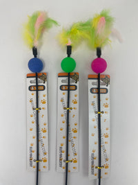 HKM-7444157 Playful Cat Wand with Interactive Toy for Feline Fun