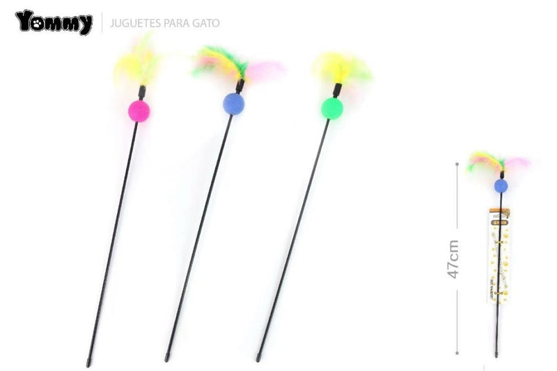 HKM-7444157 Playful Cat Wand with Interactive Toy for Feline Fun