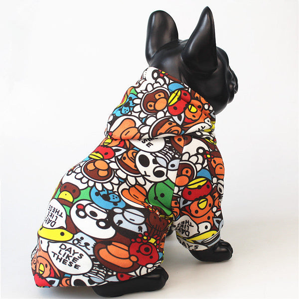 HKM-7444413 Cozy Thickened Cotton Pet Sweater for Autumn and Winter Wear