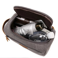 HKM-744467 Retro Leisure Travel Wash Bag for Men and Women - Cosmetic & Storage Organizer in Multiple Colours