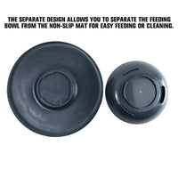 HKM-7445309 Non-Skid Silicone Suction Pet Feeding Bowl with Mat for Dogs