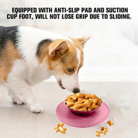 HKM-7445309 Non-Skid Silicone Suction Pet Feeding Bowl with Mat for Dogs
