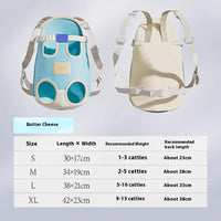 HKM-7445565 Cat Outing Portable Backpack for Pet Travel - Available in Lemon Yellow and Sea Salt Blue