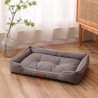 HKM-7446589 Luxury Waterproof Dog Sofa Bed – Scratch and Wear Resistant Pet Cushion, Soft High Rebound Nest for Dogs and Cats