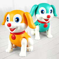 HKM-744659 Electric Interactive Robot Puppy Toy for Kids - Sound Control Walking Dog Simulation Model