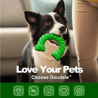 HKM-7447741 Durable Natural Rubber Horseshoe Chew Toy for Aggressive Medium and Large Dogs