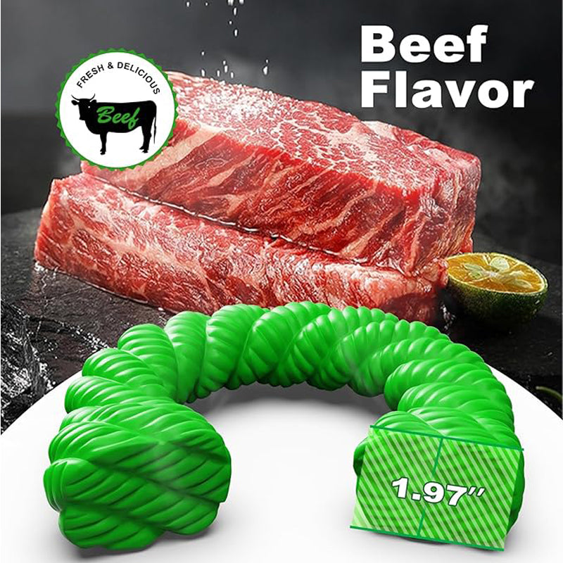 HKM-7447741 Durable Natural Rubber Horseshoe Chew Toy for Aggressive Medium and Large Dogs