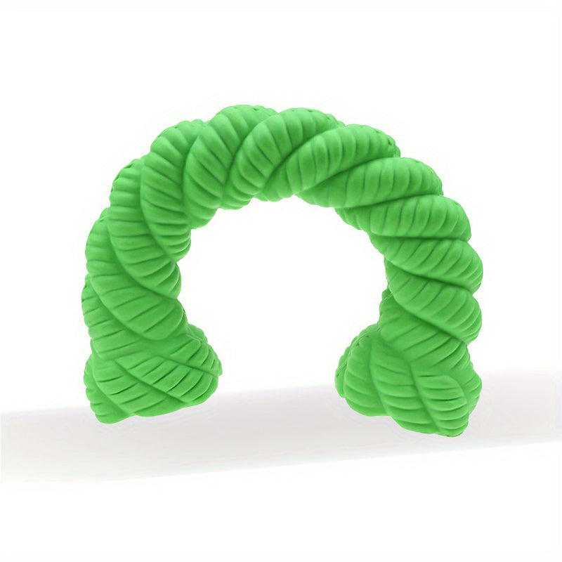 HKM-7447741 Durable Natural Rubber Horseshoe Chew Toy for Aggressive Medium and Large Dogs